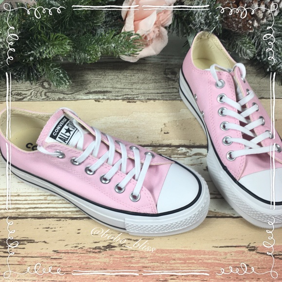CONVERSE | 11 Pink Women’s Platform Sneakers NEW - Picture 2 of 8